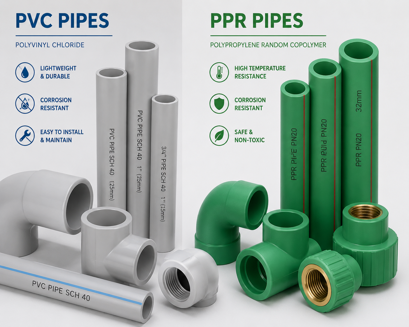 PVC & PPR Pipes